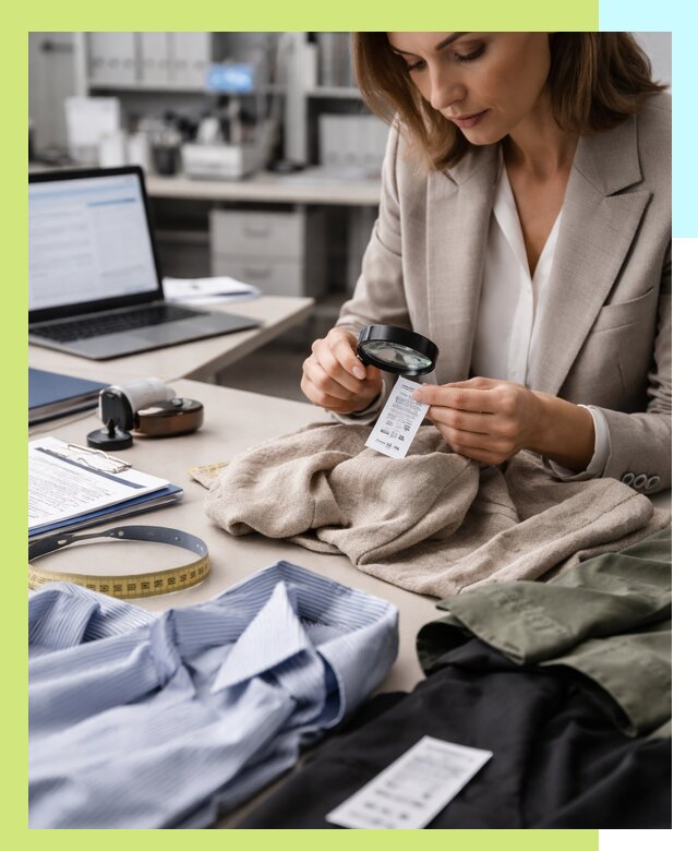 Сертификация одежды и текстиля в Санкте-Петербурге, быстрая экспертиза