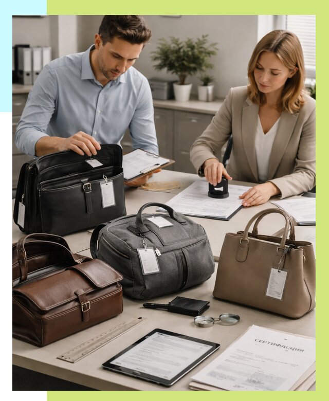 Сертификация сумок в Санкте-Петербурге от 7971 руб. | Алешин-Снк