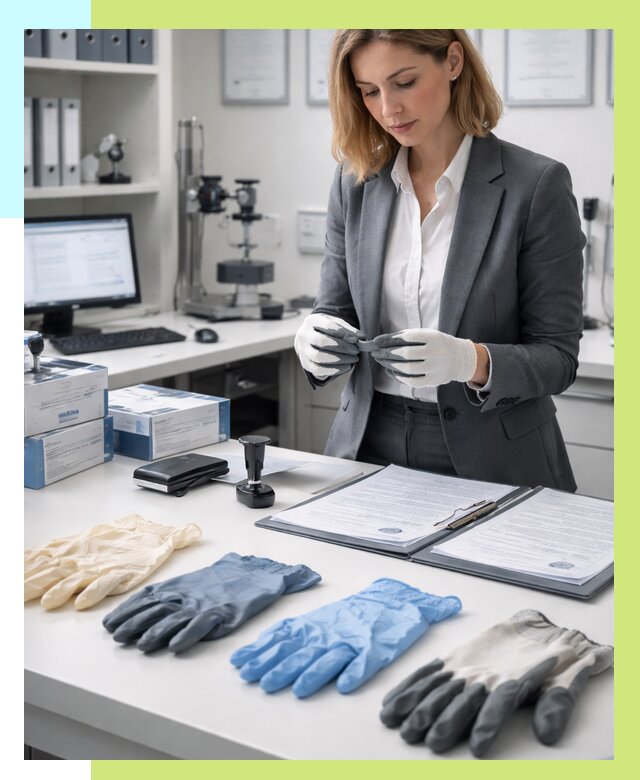 Сертификация перчаток в Санкте-Петербурге от 9034 р. | Алешин-Снк
