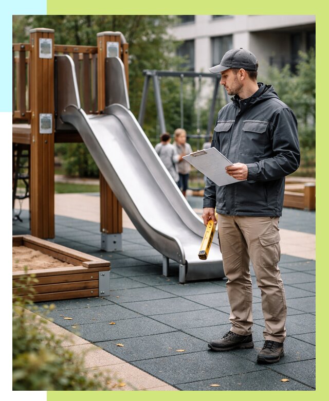 Сертификация детских площадок в Санкте-Петербурге от 26570 р. | Алешин-Снк