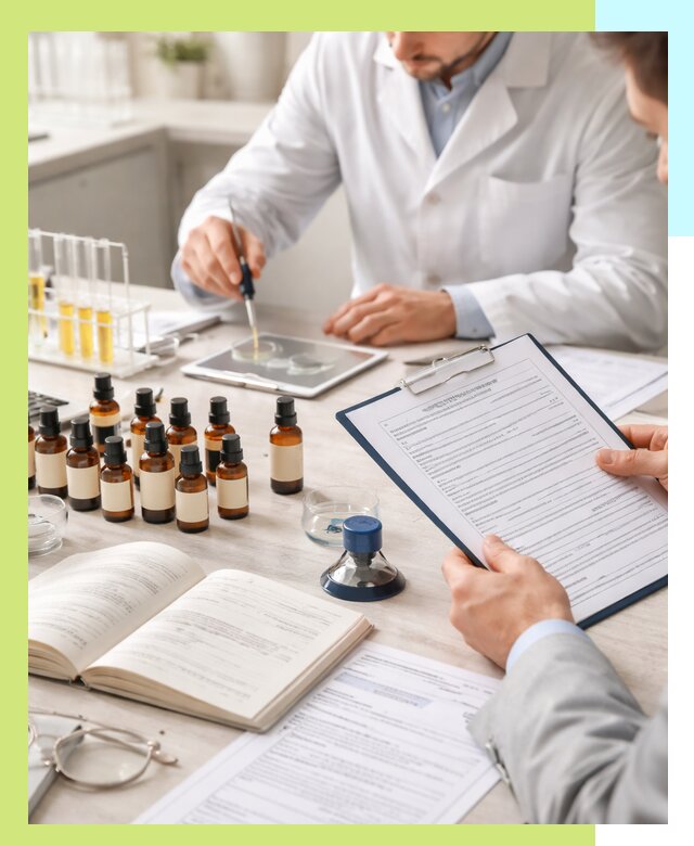 Сертификация эфирных масел и документация качества в Санкте-Петербурге