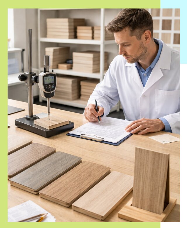 Сертификация ламината с испытаниями и оформлением документов в Санкте-Петербурге