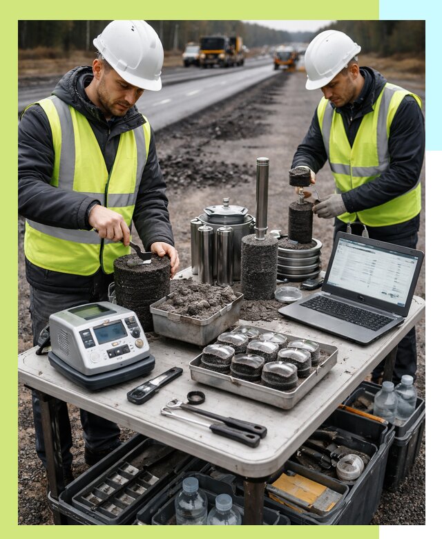 Сертификация асфальта: испытания и подтверждение в Санкте-Петербурге