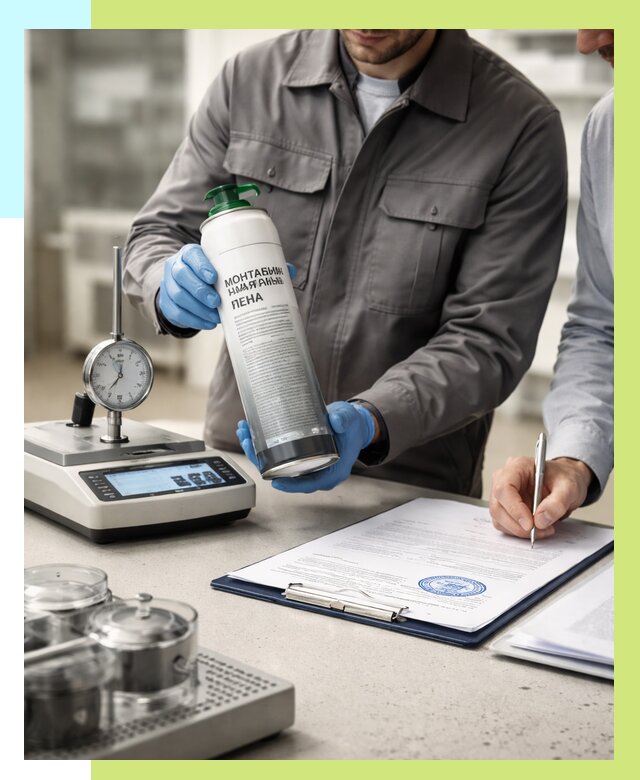 Сертификация монтажной пены в Санкте-Петербурге от 15942 р. | Алешин-Снк