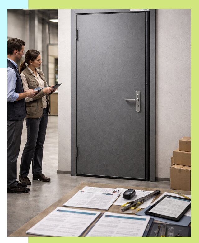 Сертификация противопожарных дверей в Санкте-Петербурге от 9565 р. | Алешин-Снк