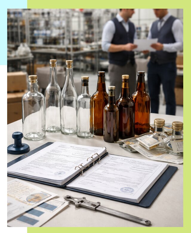 Сертификация стеклянных бутылок в Санкте-Петербурге от 26570 р. | Алешин-Снк