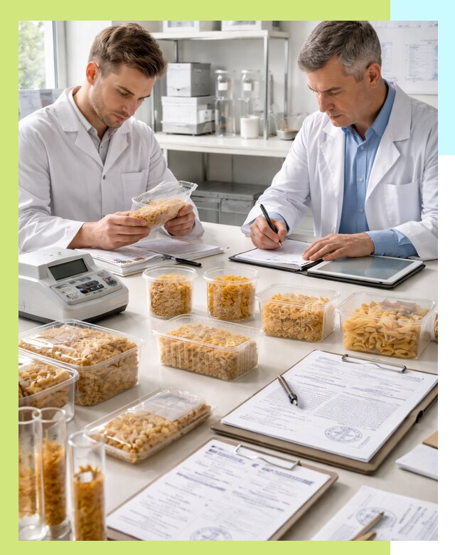 Сертификация макаронных изделий и технологической документации в Санкте-Петербурге