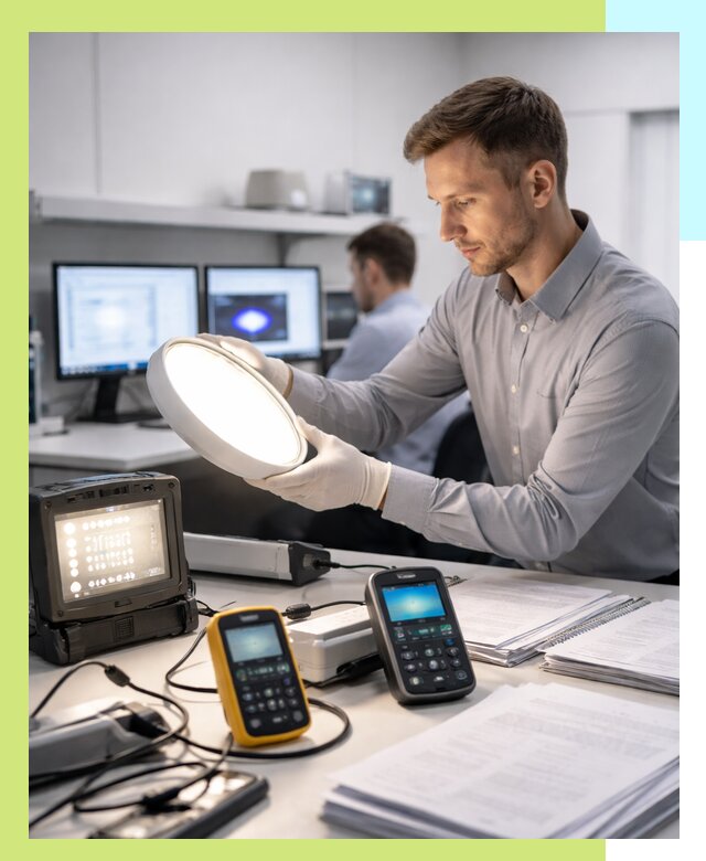 Сертификация светильников в Санкте-Петербурге: испытания и оформление