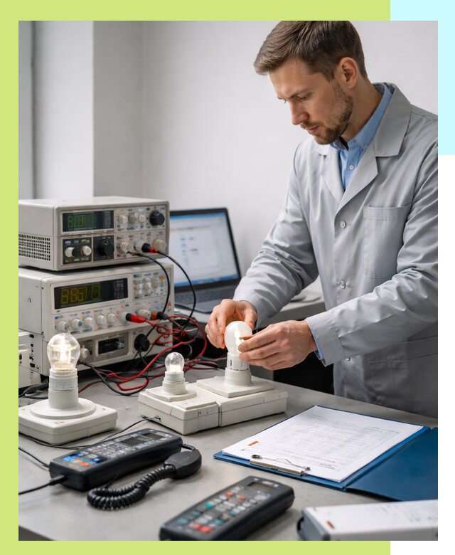 Сертификация ламп и светильников в Санкте-Петербурге по нормативам