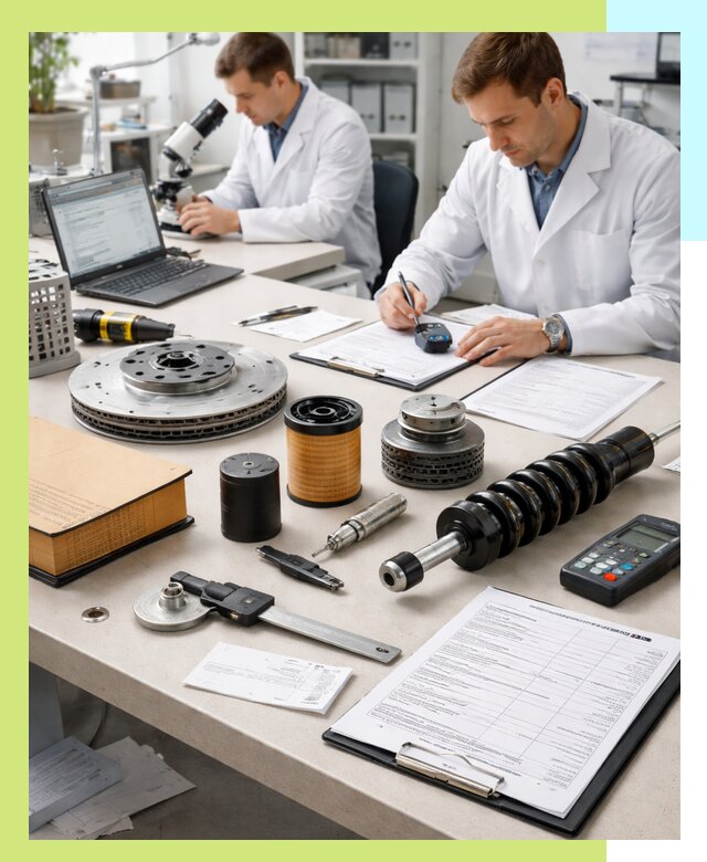 Сертификация автозапчастей и комплектующих в Санкте-Петербурге по ГОСТ