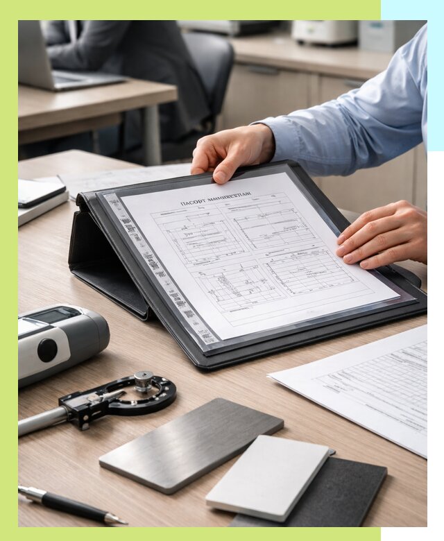 Оформление паспорта материала для продукции в Санкте-Петербурге