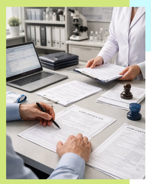 Оформление сертификата GMP в Санкте-Петербурге для фармпроизводства