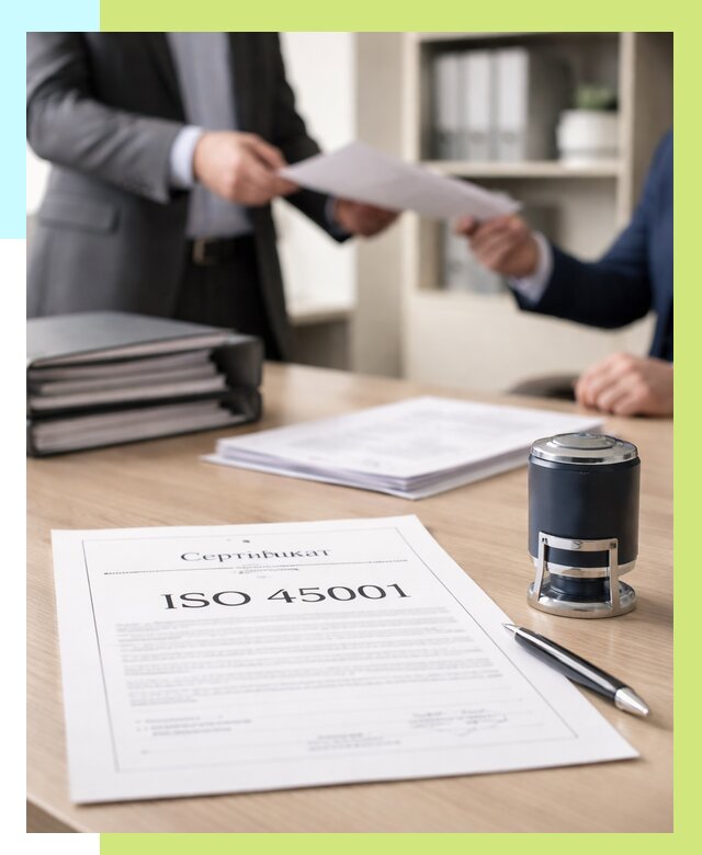 Сертификат ISO 45001 в Санкте-Петербурге под ключ от 47826 р. | Алешин-Снк