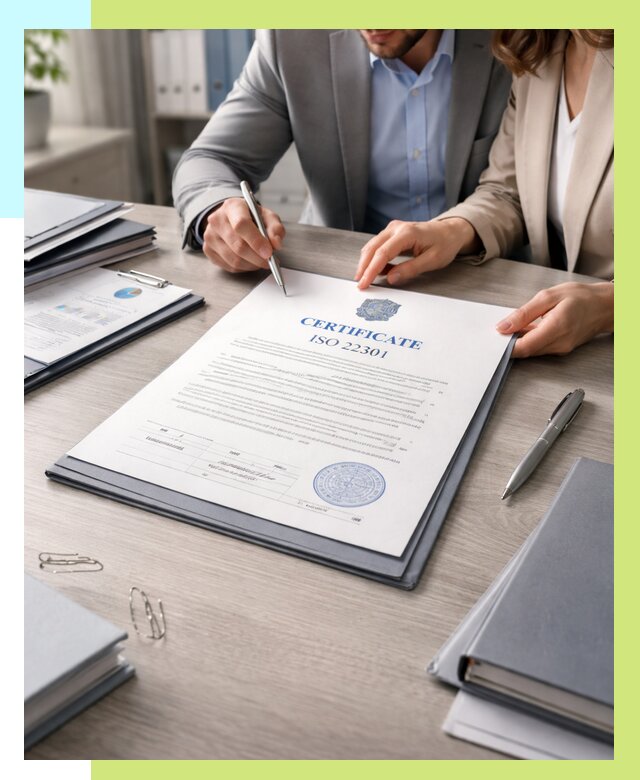 Сертификат ISO 22301 в Санкте-Петербурге от 47826 р. | Алешин-Снк срочно