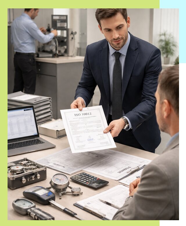 Выдача сертификата ISO 10012 по требованиям метрологии в Санкте-Петербурге